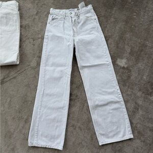 Zara Women's White Jeans